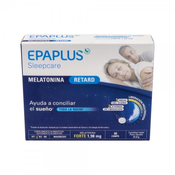Epaplus Sleepcare Melatonina Retard 60 Comp