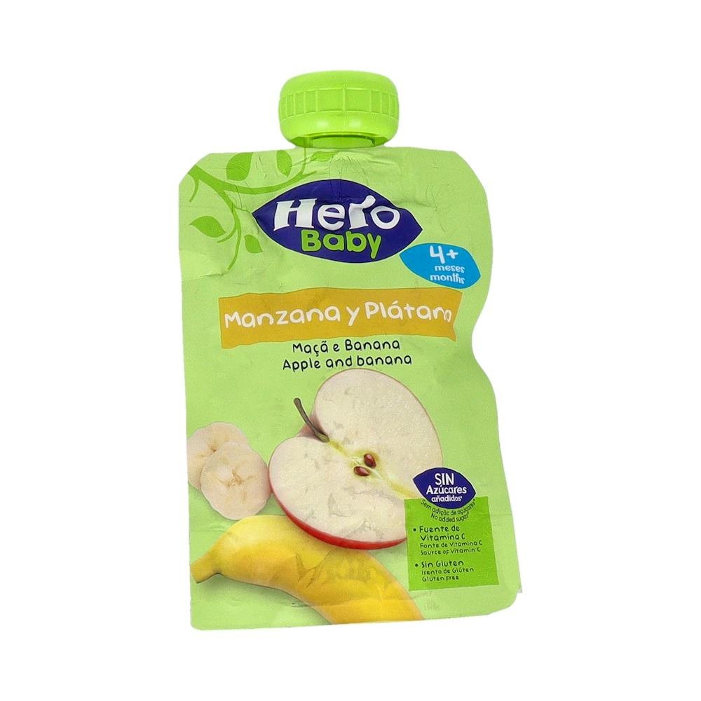 Hero Bol Fruta Manzana Platano Hb 100 G 18 U