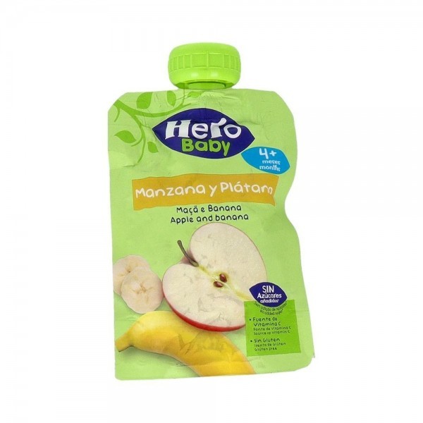 Hero Bol Fruta Manzana Platano Hb 100 G 18 U