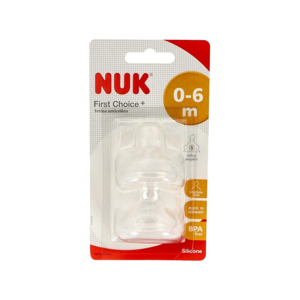 Tetina Nuk Ancha Fc T1 0-6M Sil S Agua 2U