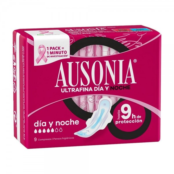 Compresa Hig Ausonia Ad Alas Noche 9 U