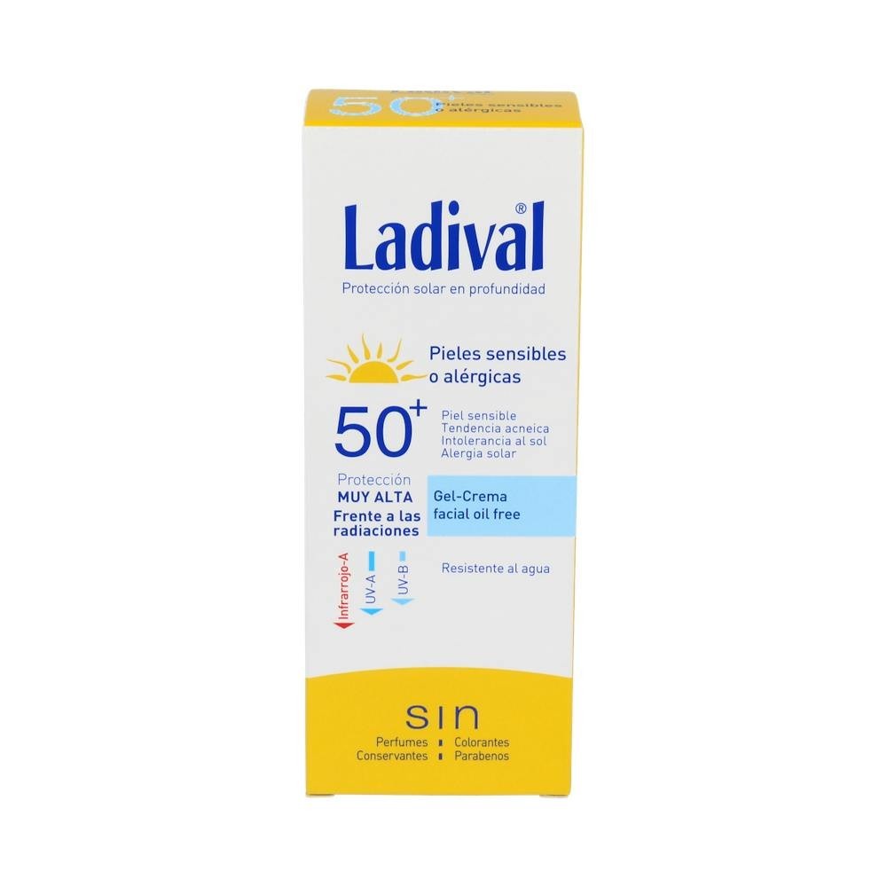 Ladival Piel Sens Gel-Cr Facial Fps 50+ Muy Alta