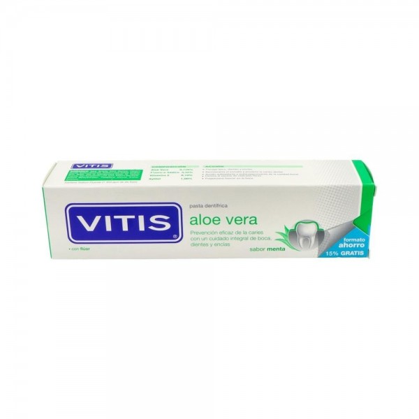 Vitis Pasta Dental Aloe Vera Menta 150 Ml + 15% Gratis