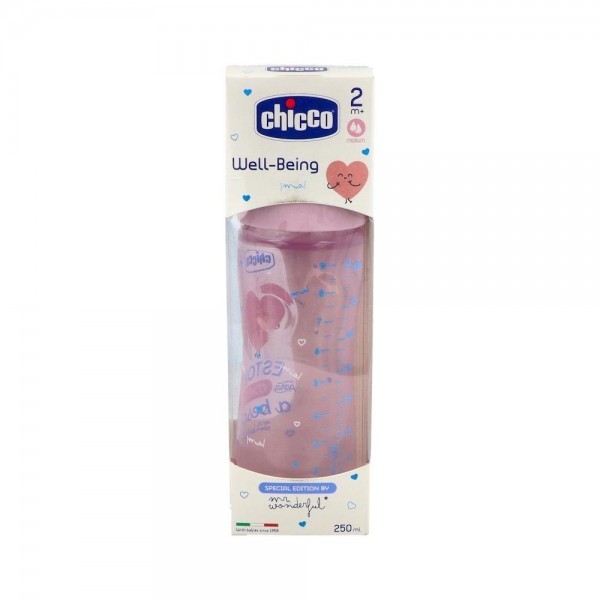 Biberon Chicco Mr.Wonderful Pp250 Silic 2M+