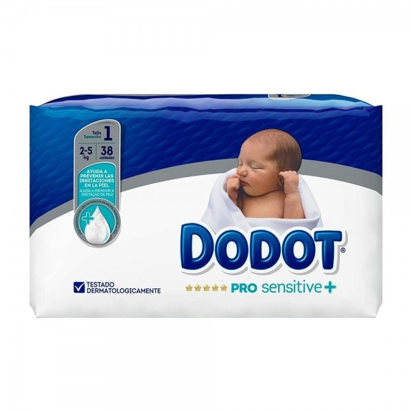 Dodot Pro-Sensitive Pharma Recién Nacido Talla 1 38 Uds
