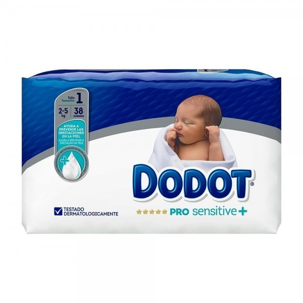 Dodot Pro-Sensitive Pharma Recién Nacido Talla 1 38 Uds