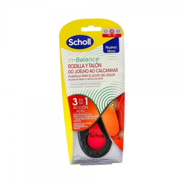 Plantilla Scholl Rodilla-Talon T/M 40-42 2 Un