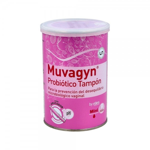 Muvagyn Probiotico Tampon Mini C/Apl9 Uni