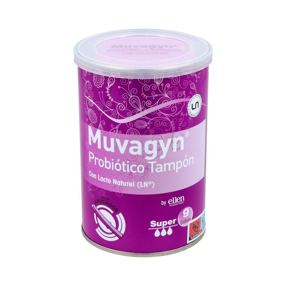 Muvagyn Probiotico Tampon Super C/Apl 9 Uni