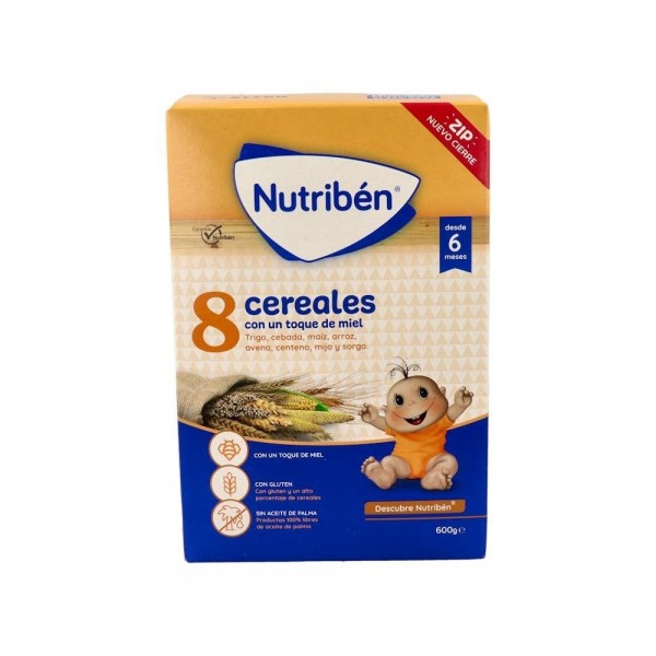 Nutriben 8 Cereales Miel 600 G