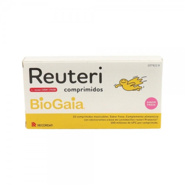 Reuteri 10 Comp Sabor Fresa