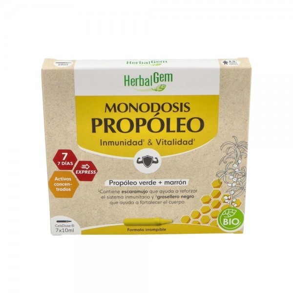 Pranarom Propoleo Monodosis 7 Amp 10 Ml
