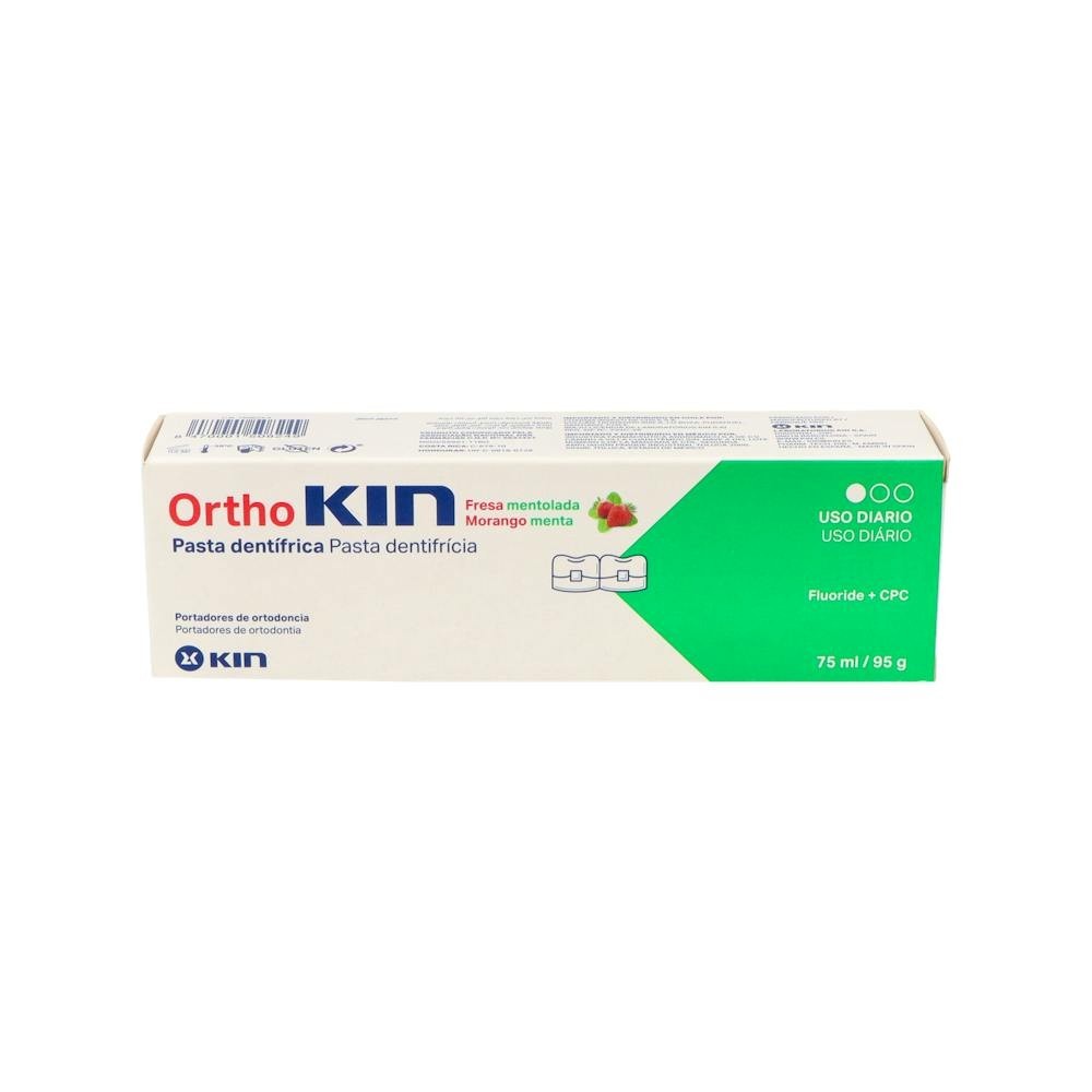 Ortho Kin Pasta Dental Fresa Mentol 75 Ml