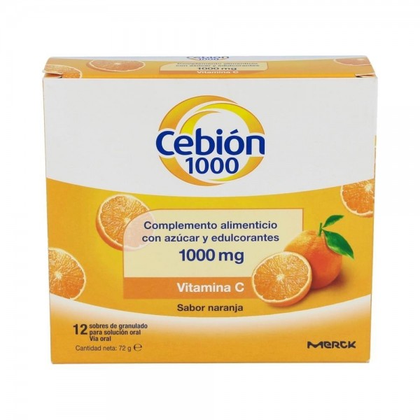 Cebion 1000 Mg 12 Sobres