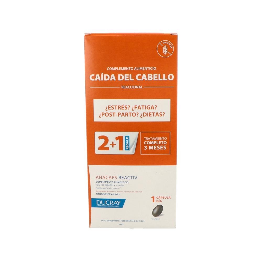 Ducray Trio Anacaps Reactiv Cabello Y UÃ±as...