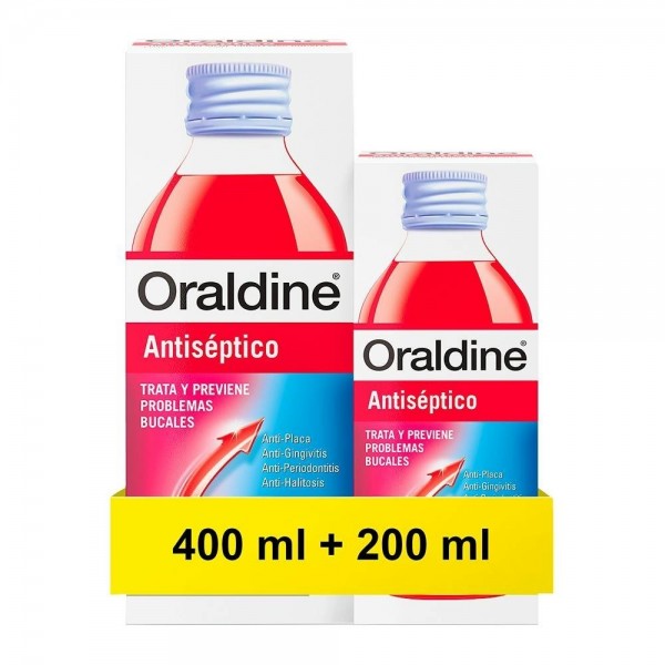 Oraldine Antiseptico Pack 400ml + 200ml