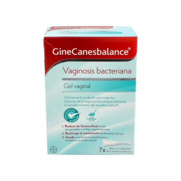 Ginecanesbalance Gel Vaginal 7 Tubos 5 Ml