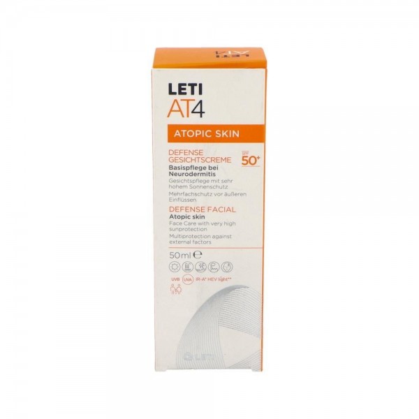 Leti At4 Defense Spf50 Facial 50 Ml
