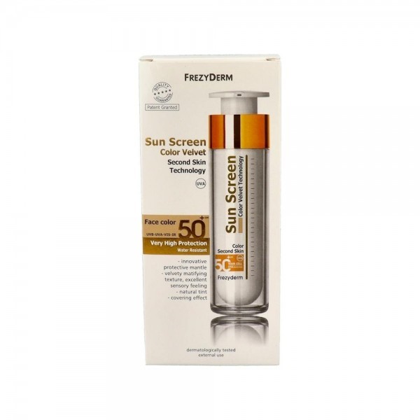 Sun Screen Color Velvet Face Spf 50+ 50 Ml