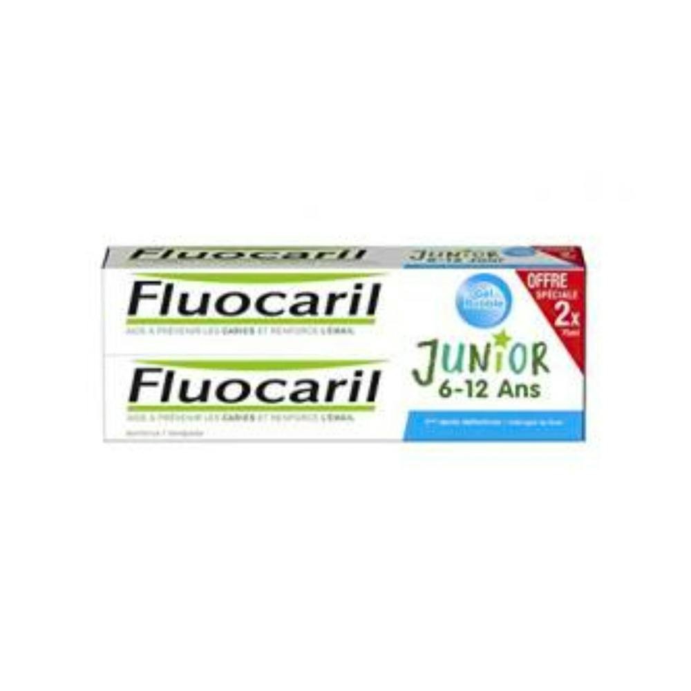 Fluocaril Junior Gel Bubble 6-12 Años 2X75 Ml