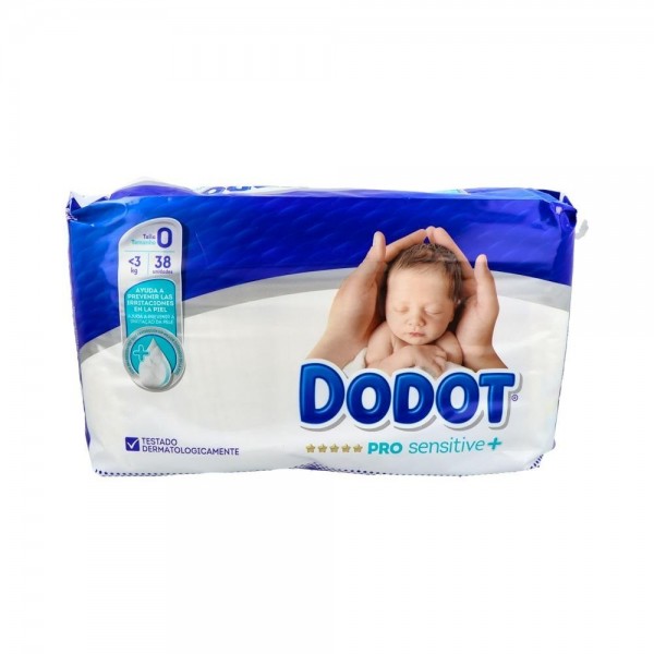 Dodot Pro-Sensitive Pharma Recién Nacido Talla 0 38 Uds