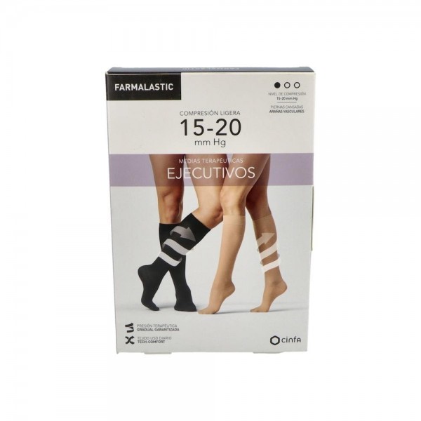 Farmalastic Calcetin Ejecutivo Lig Mmhg Negro T/S T:...
