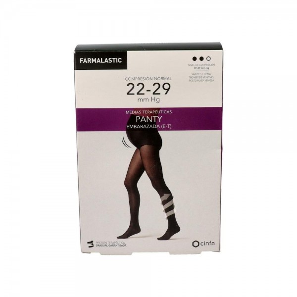 Panty Farmal Nor Pm C/Punt Negro T/M 22-23 Cm 1 Un