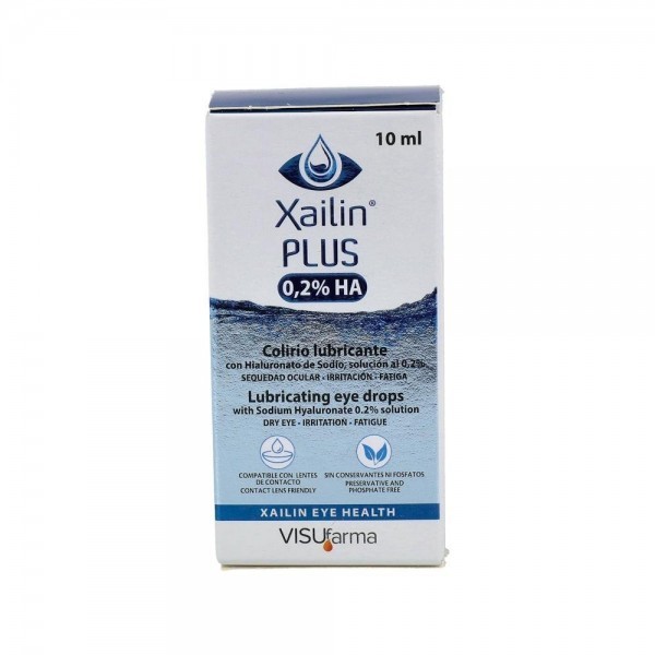 Xailin Plus 0.2% Ha 1 Frasco 10 Ml