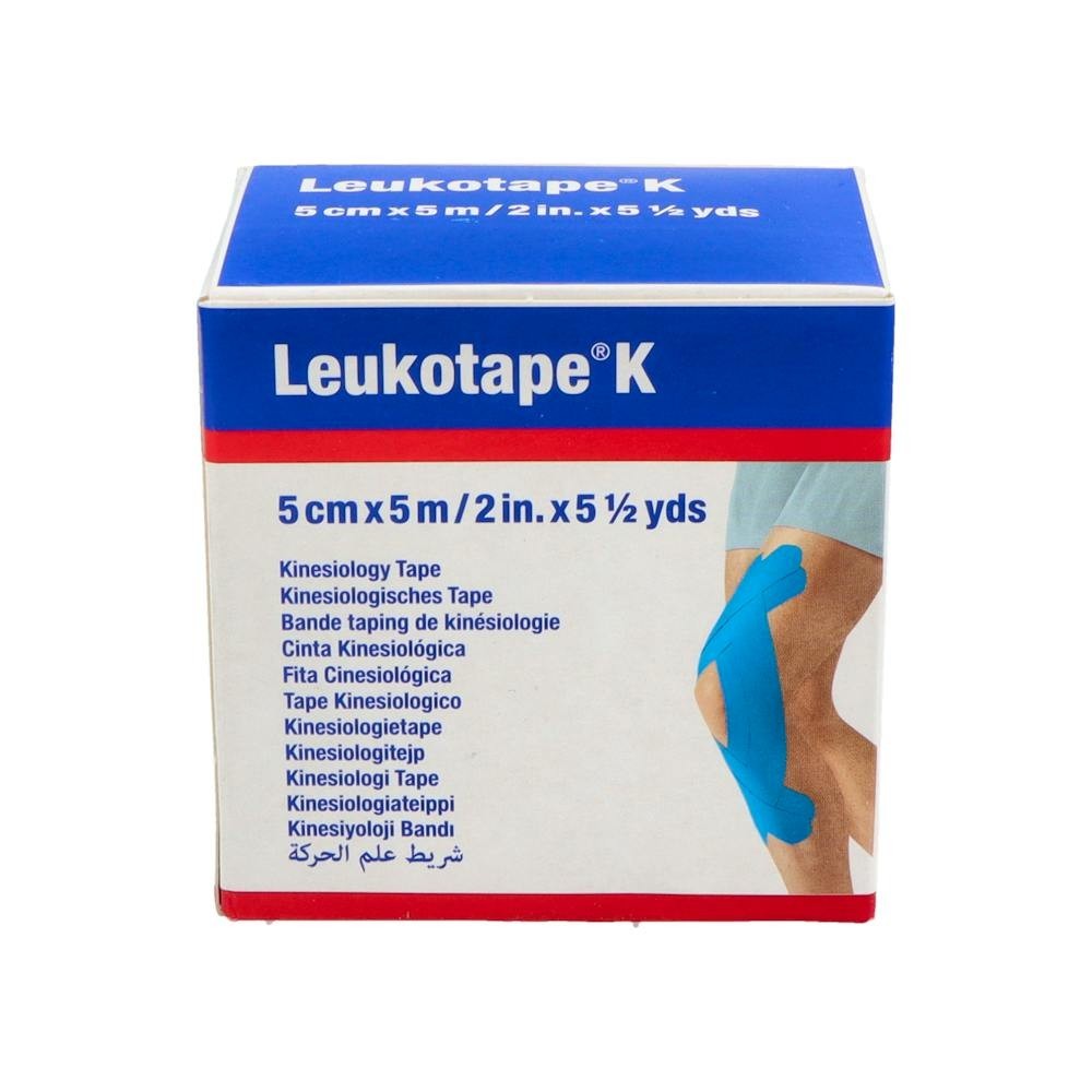 Leukotape Vendaje Neuromuscul K Azul Claro 5Cm...