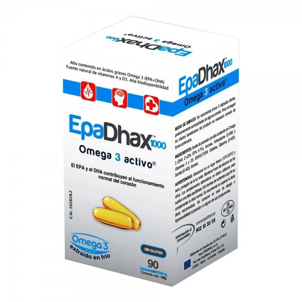 Epadhax Omega 3 Activo 1 G 90 Caps