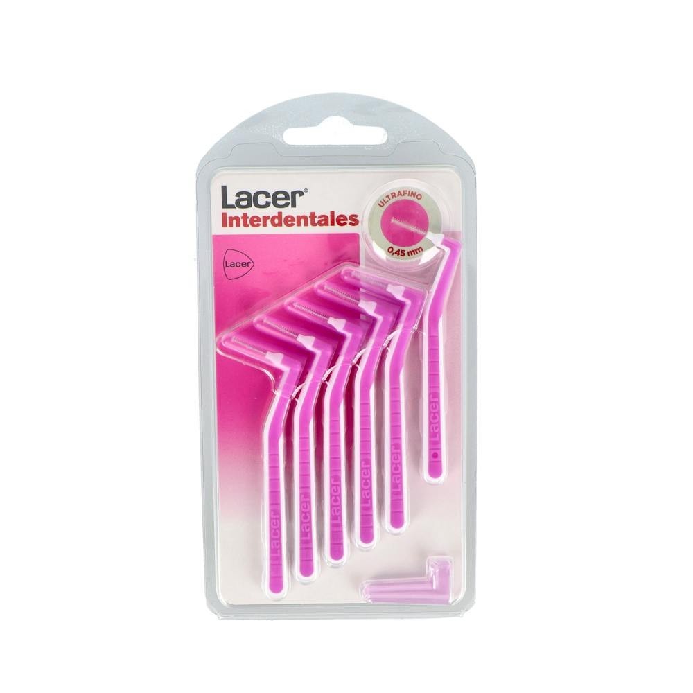 Cepillo Interdental Lacer Ultrafino Angu Rosa 6 U