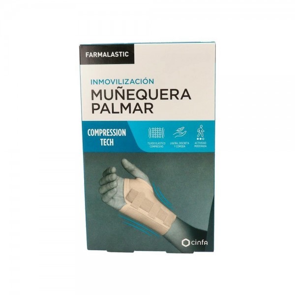 Muñequera Farmal Innova Metacar Ferula Extraible T/G 18-20 Cm Beig