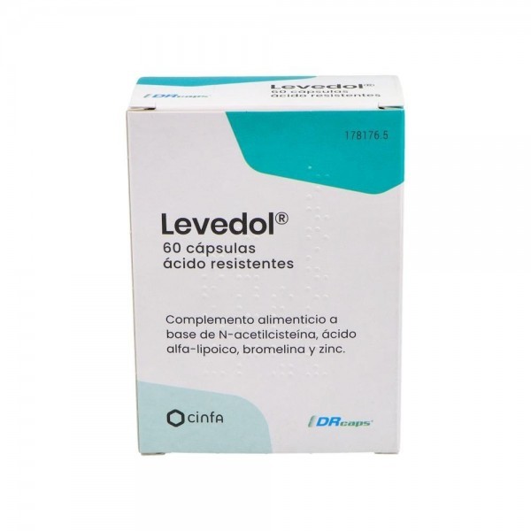 Levedol 60 Comp Acido Resistentes