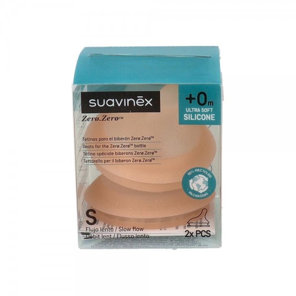Tetina Suavinex Zero Antic B/Ancha Sili Flujo Lento S 2 Un
