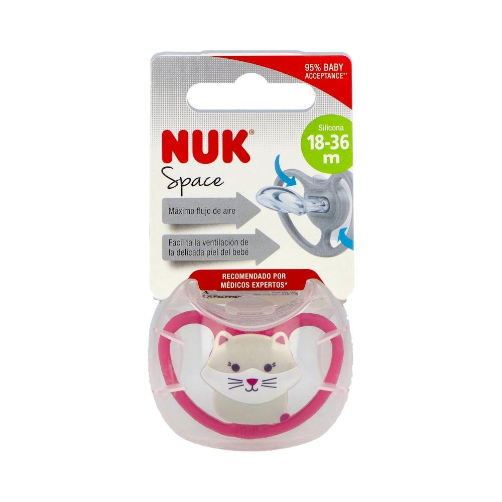 Chupete Nuk Space Sili Anat T/3 18-36 M 1 Un