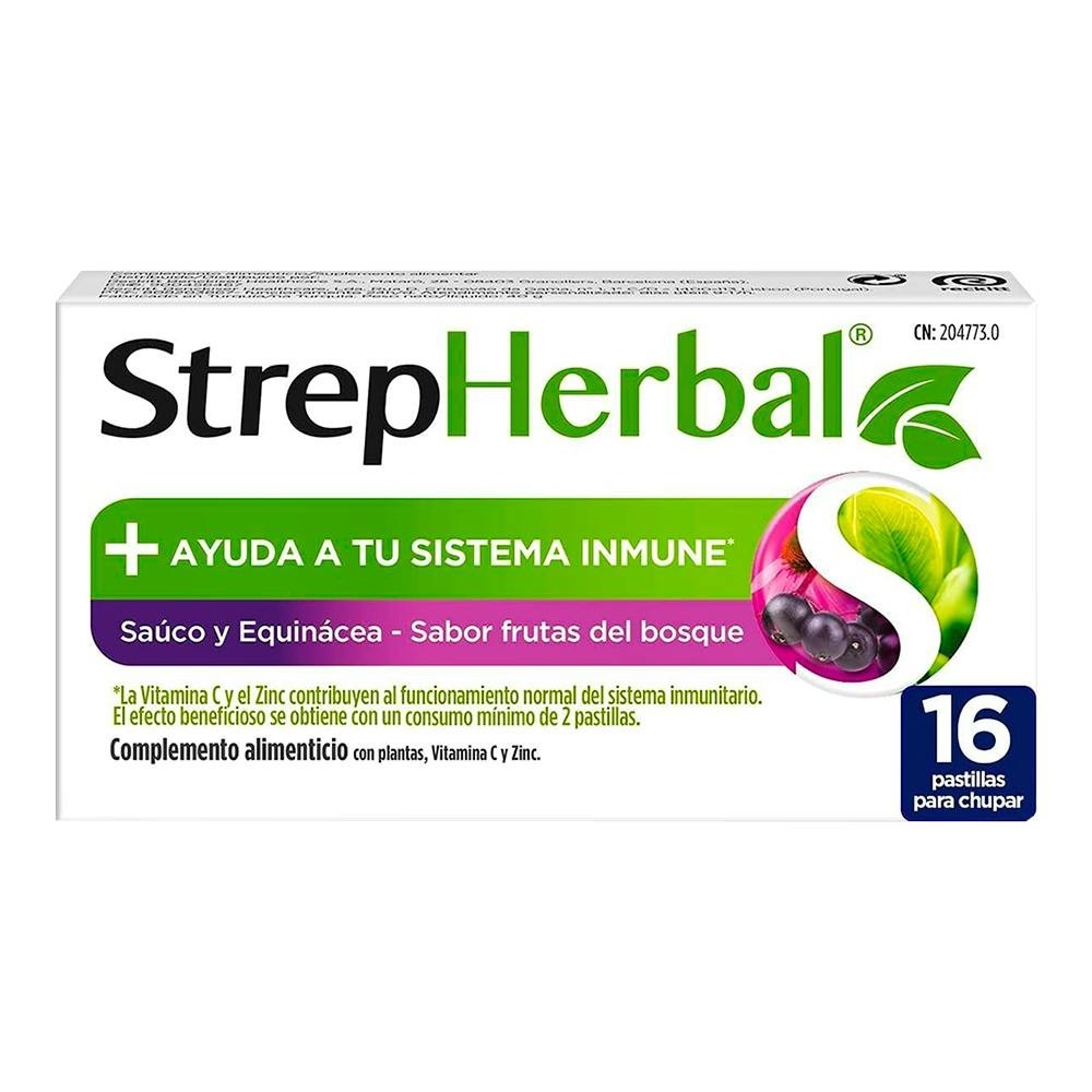 Strepherbal Sauco Y Equinacea 16 Pastillas Para...
