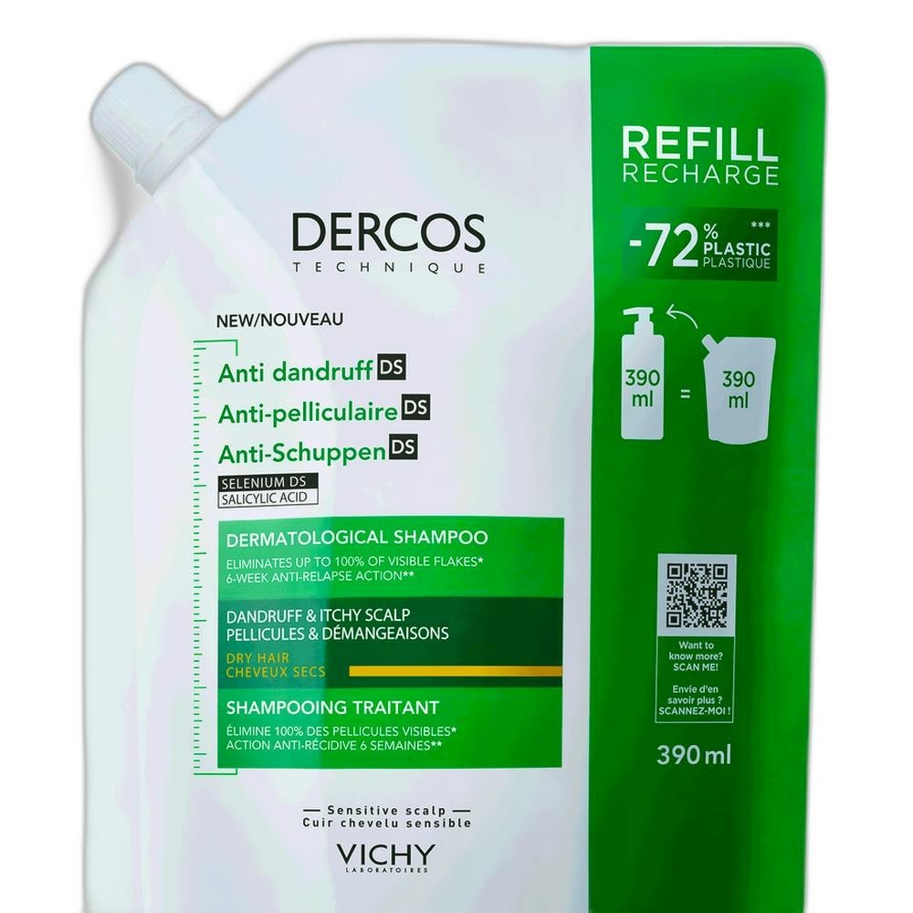 Dercos Ecorefill Minuplado Caspa Seca 500 Ml