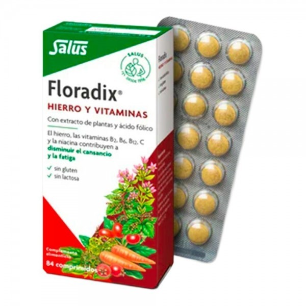 Salus Floradix Hierro Vitaminas 84 Comp