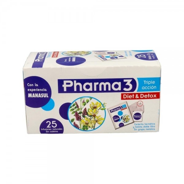 Pharma 3 Triple Accion 25 Bolsas