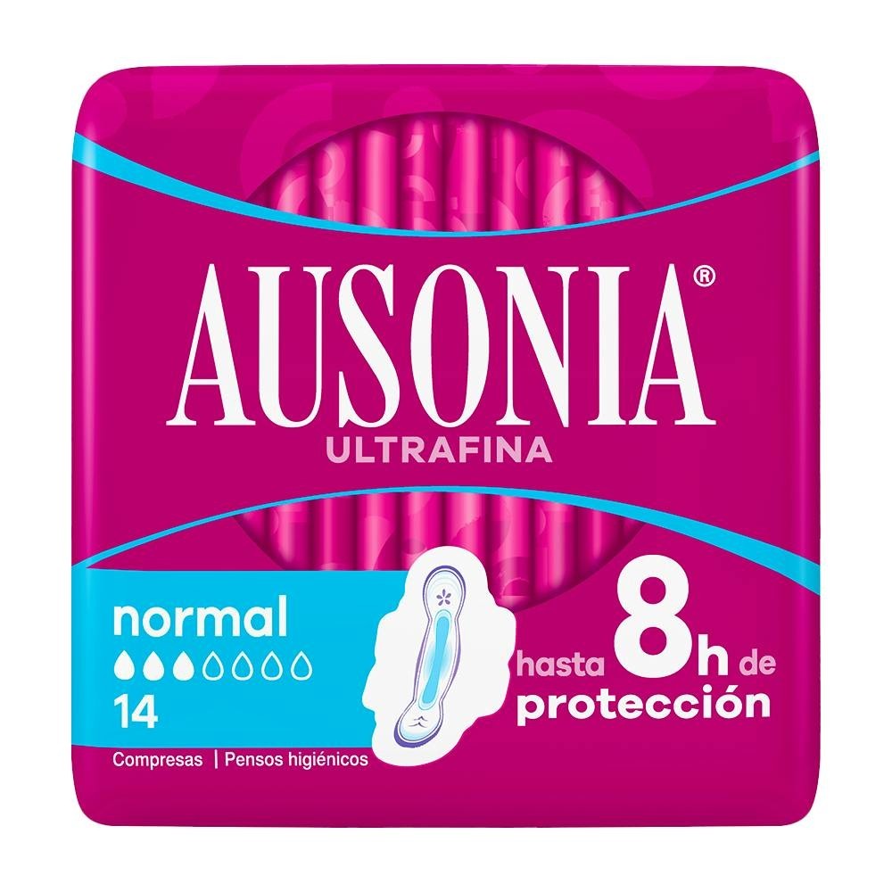 Compresa Hig Ausonia Ad Normal Alas 14 U