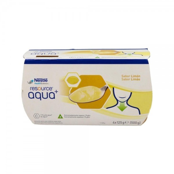 RESOURCE AGUA GEL LIMON 4X125 G