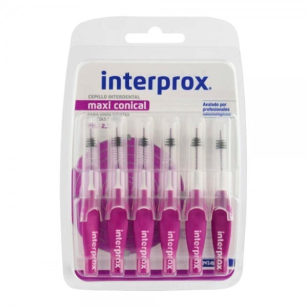 Cepillo Interdental Interprox 4G Maxi Recto Lila 6 U 2,3