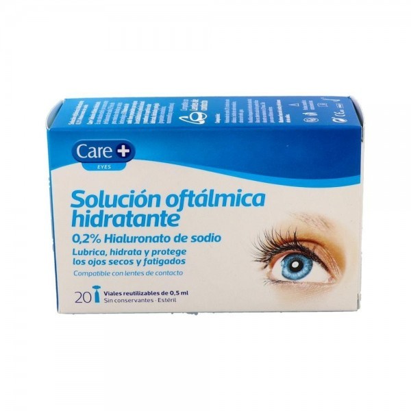 Care+ Sol Oftal Stada 0.2% Hialu Sodio 20 Vial