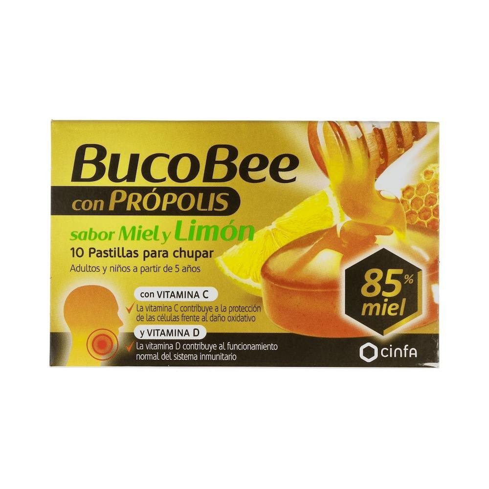 Bucobee Miel Limon Propolis 10 Pasti