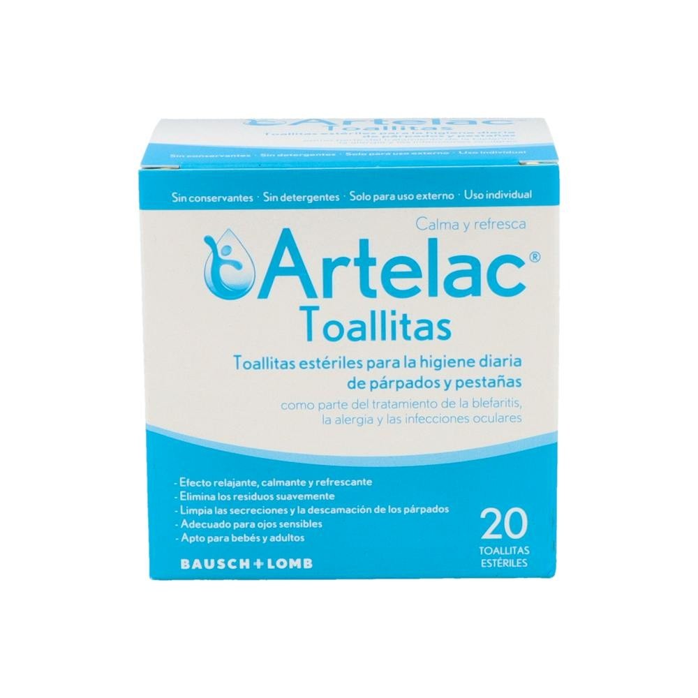 Artelac 20 Toallitas Esteril