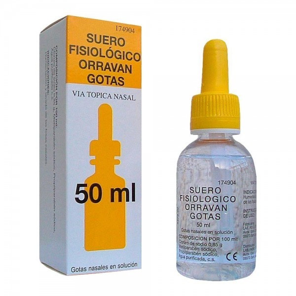 SUERO FISIOLOGICO GOTAS frasco 50 ml