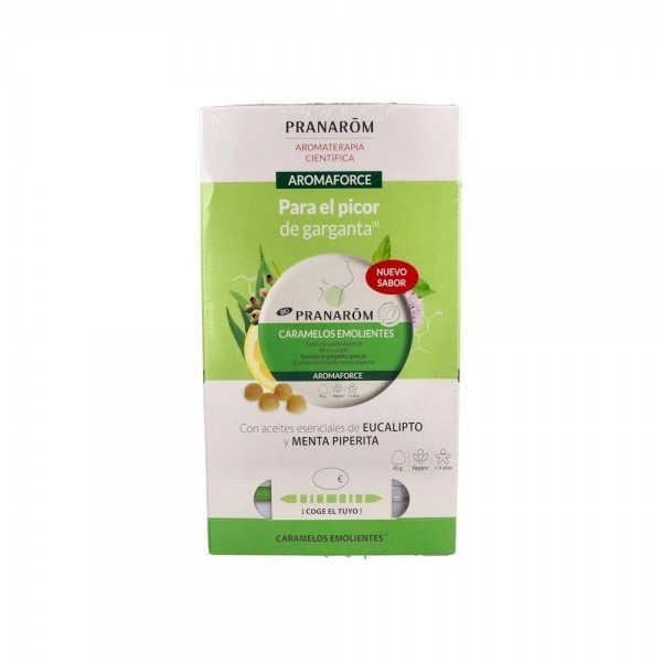 Pranarom Aromaforce Expo Caramelos Emolientes Eucalipto 24 Un Ref 15522
