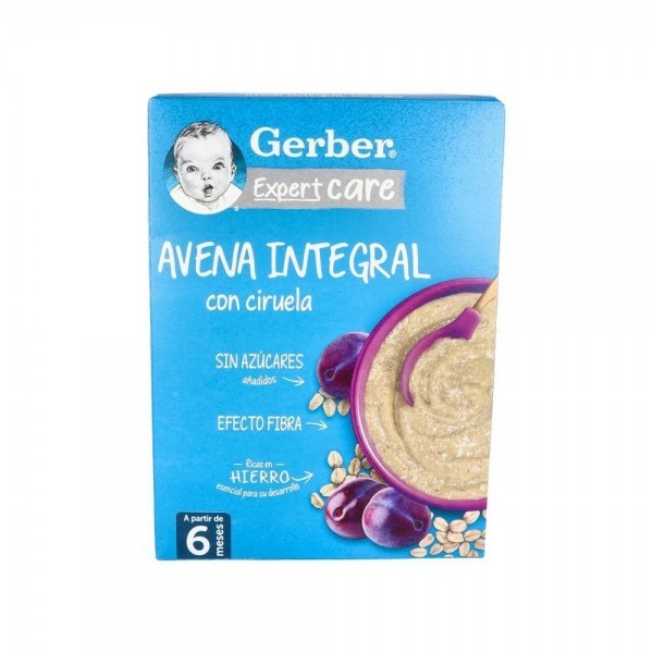 Gerber Papilla Avena Con Ciruela 250G