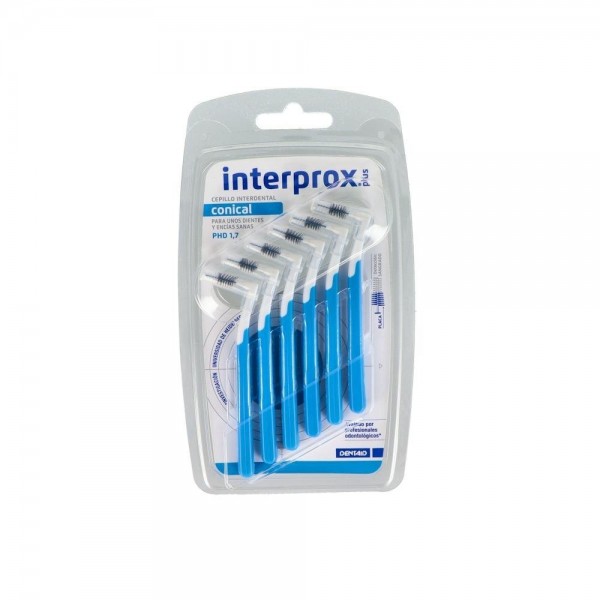 Cepillo Interdental Interprox Plus Conico Angu Azul 1,7 6 U
