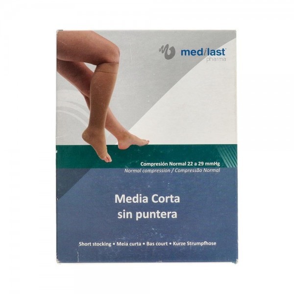 Media Medilast Cor Nor S/Punt Beige T/P 21-23 Cm 1 Un Ref 892